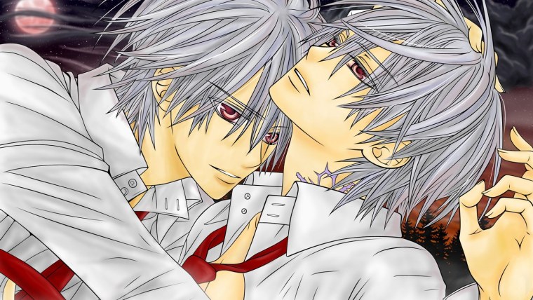 Зеро вампир аниме кровь