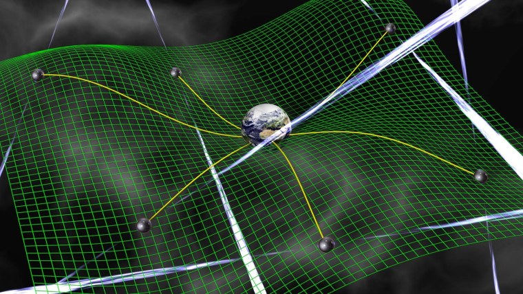 Искривление пространства во Вселенной