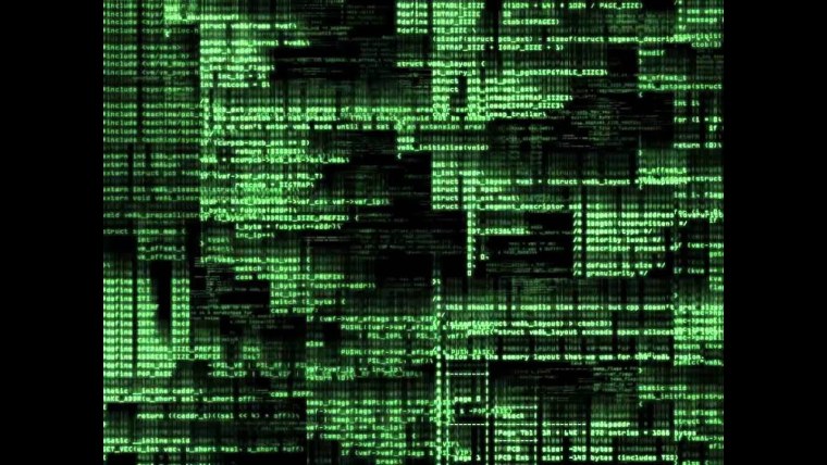 Живые обои в стиле хакеров