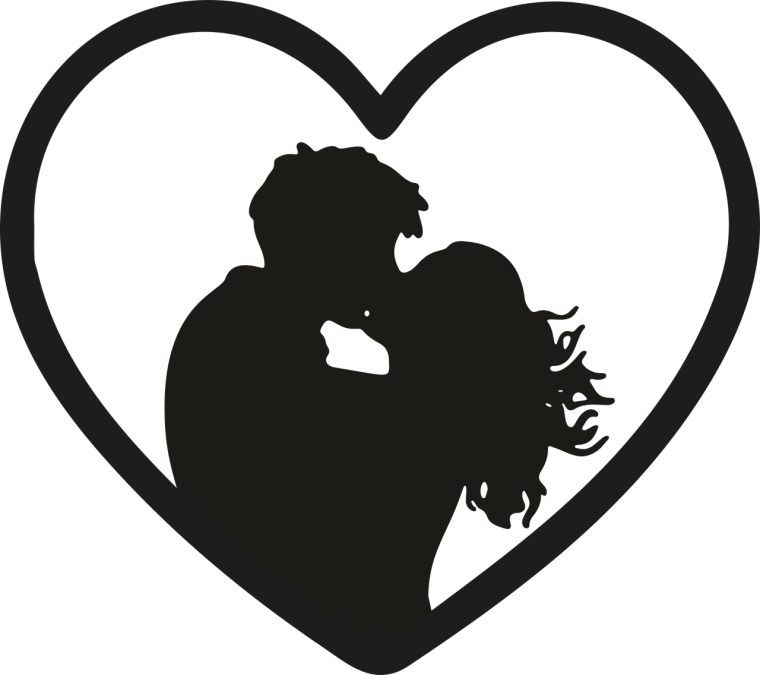 Силуэт любовь