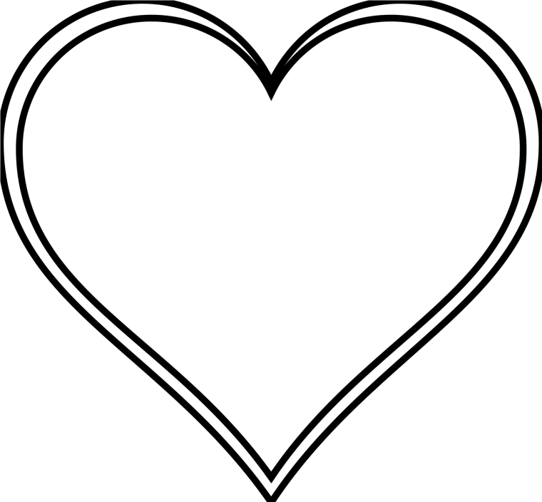 Сердце очертание