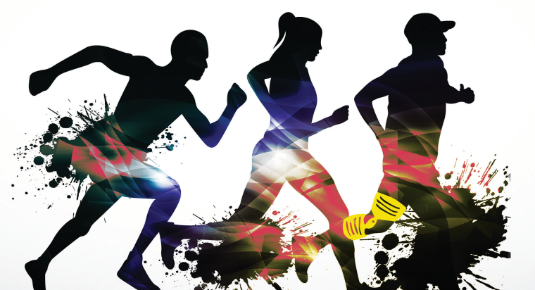 Силуэт волейболиста