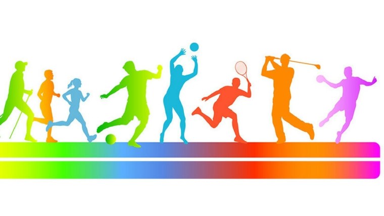 Силуэт бегущего человека