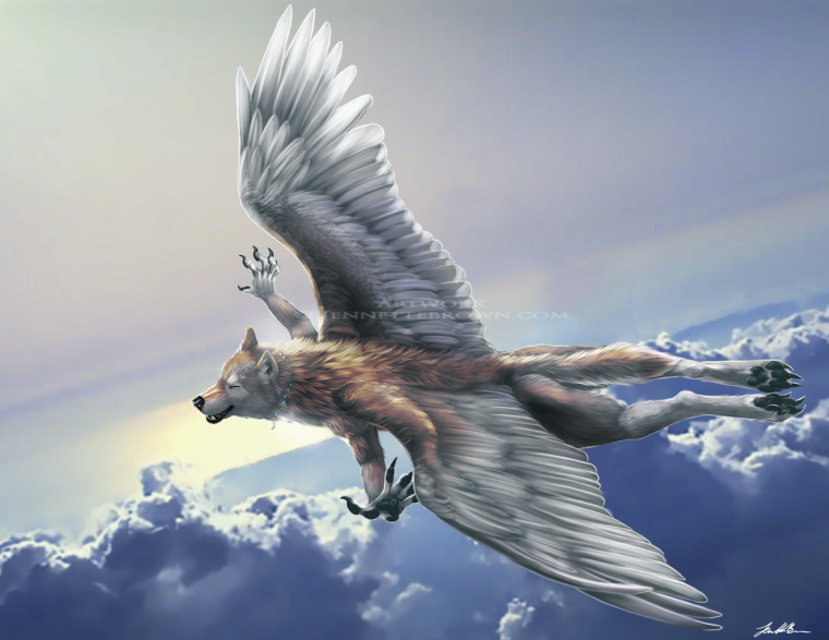 Симураны крылатые волки