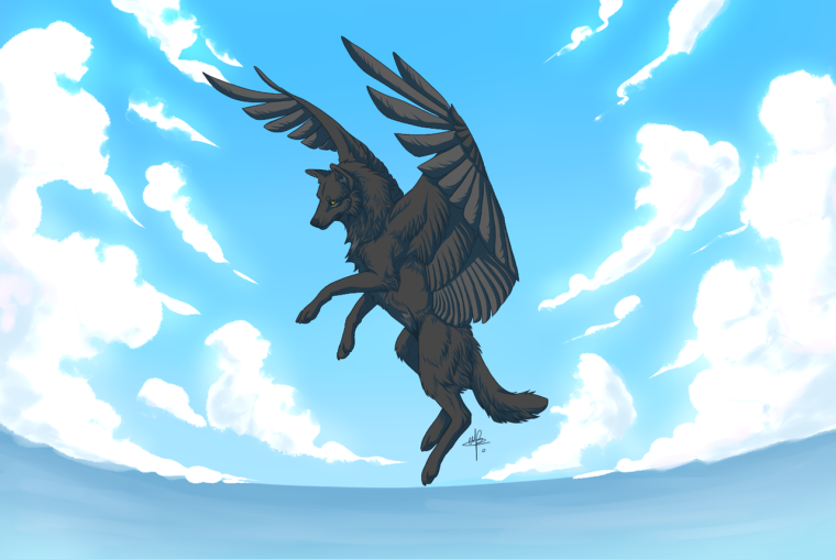 Симураны крылатые волки Art