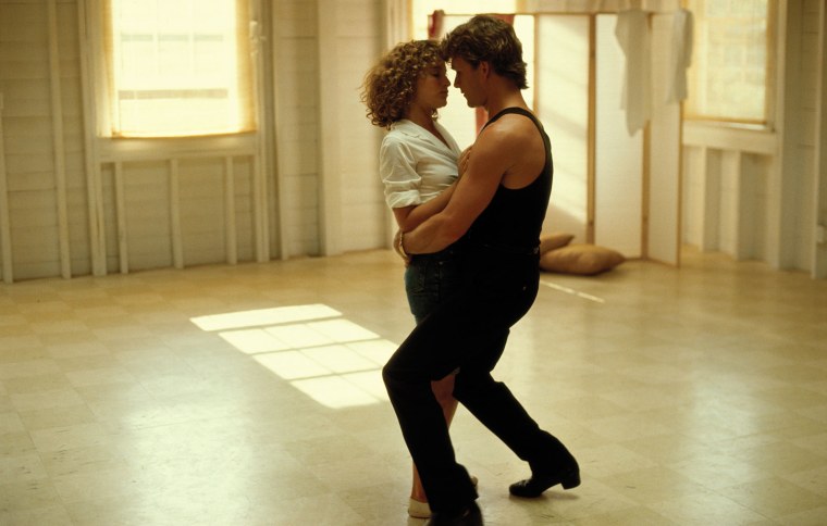 Патрик Суэйзи в фильме грязные танцы