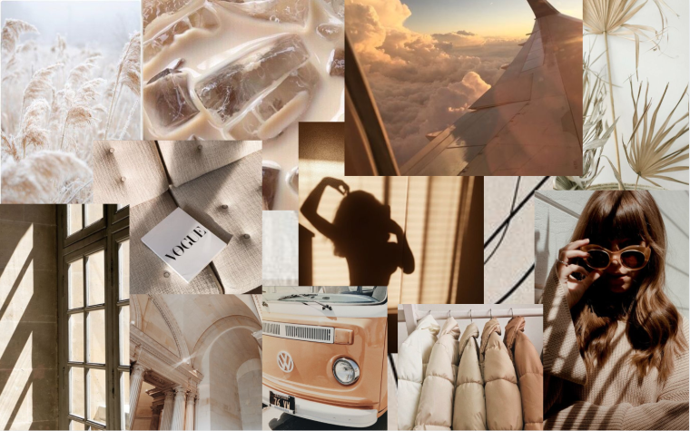 Эстетика в стиле ретро коллаж