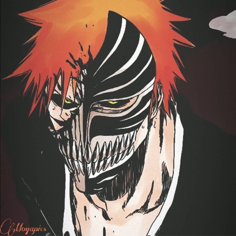 Блич Ичиго Куросаки в маске