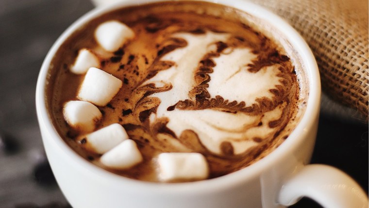 Красивый латте