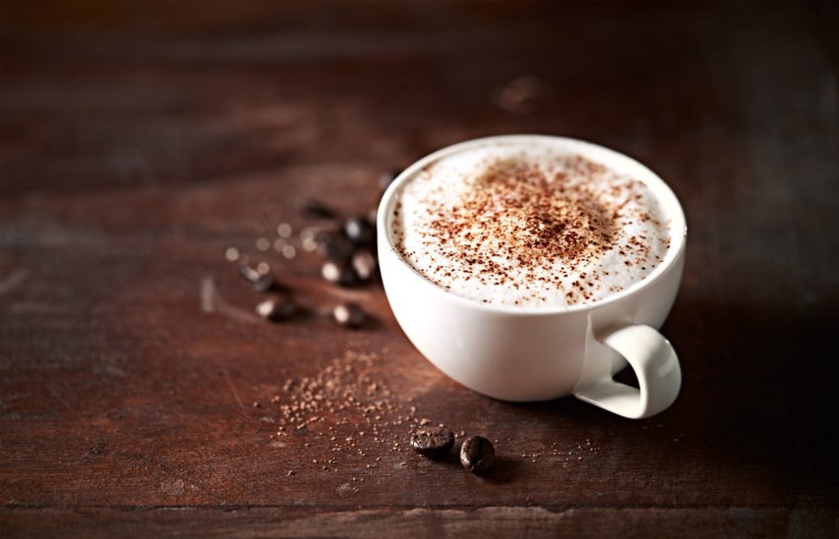 Кофе капучино с какао