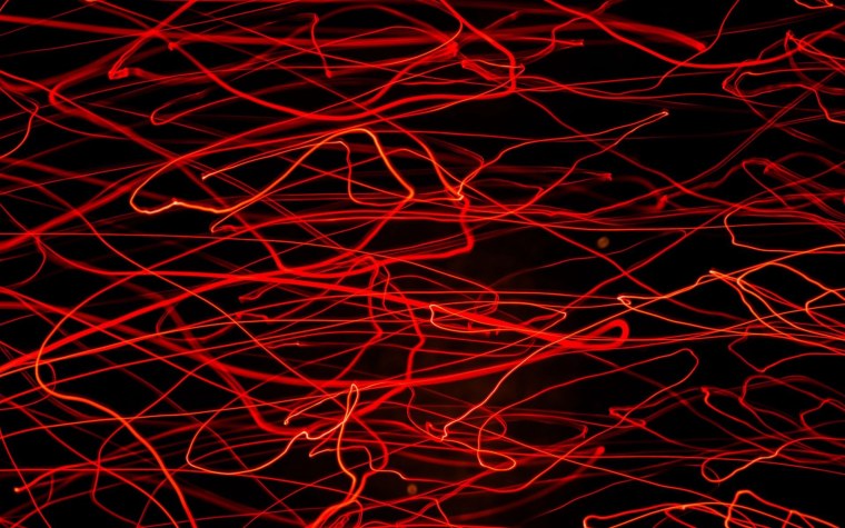 Красный неон цвет