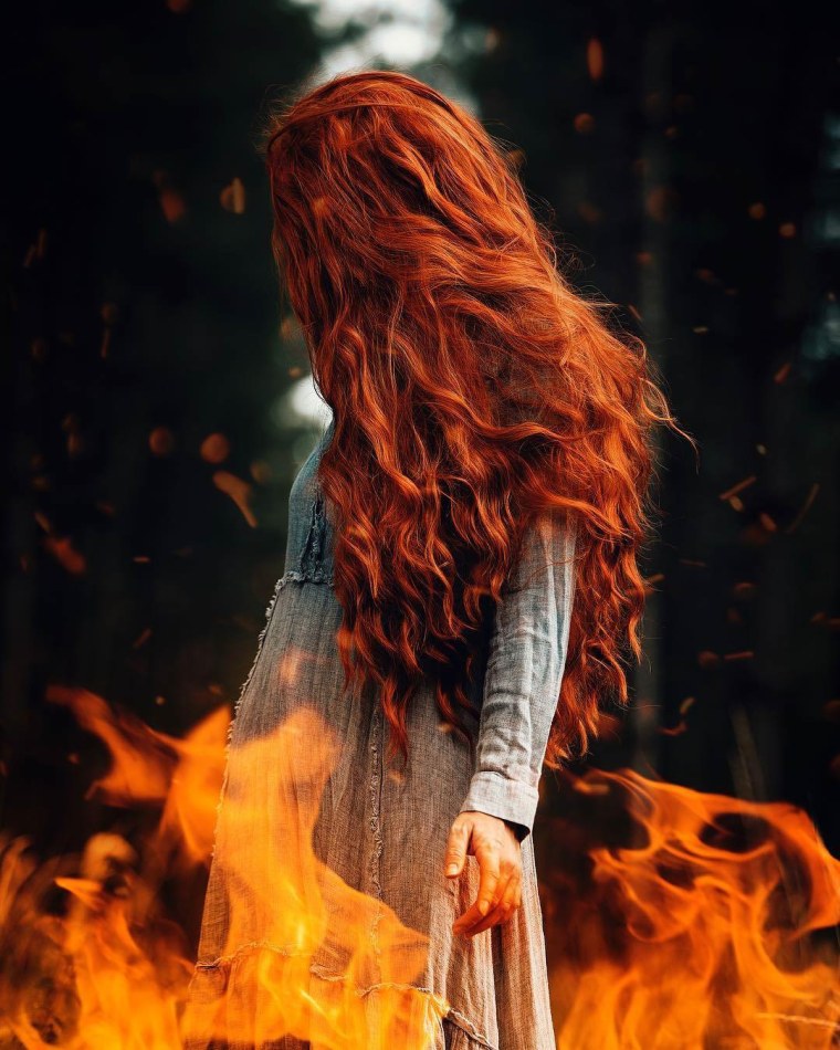 Женщина огонь