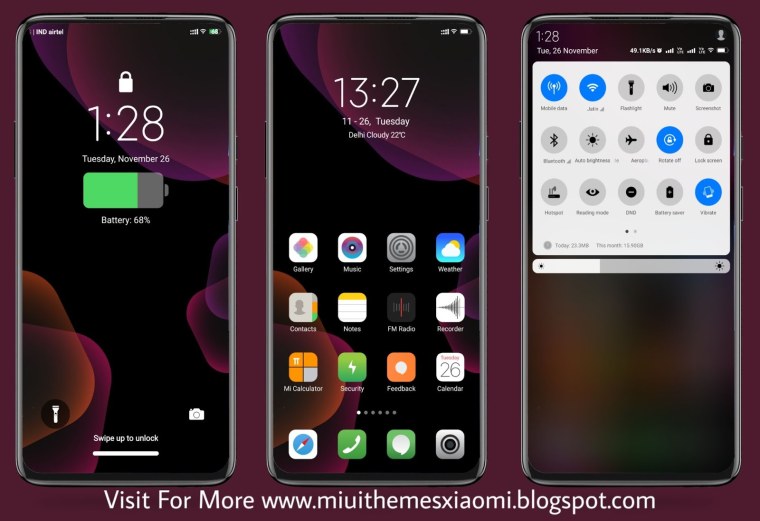 Темы для Сяоми 9 редми