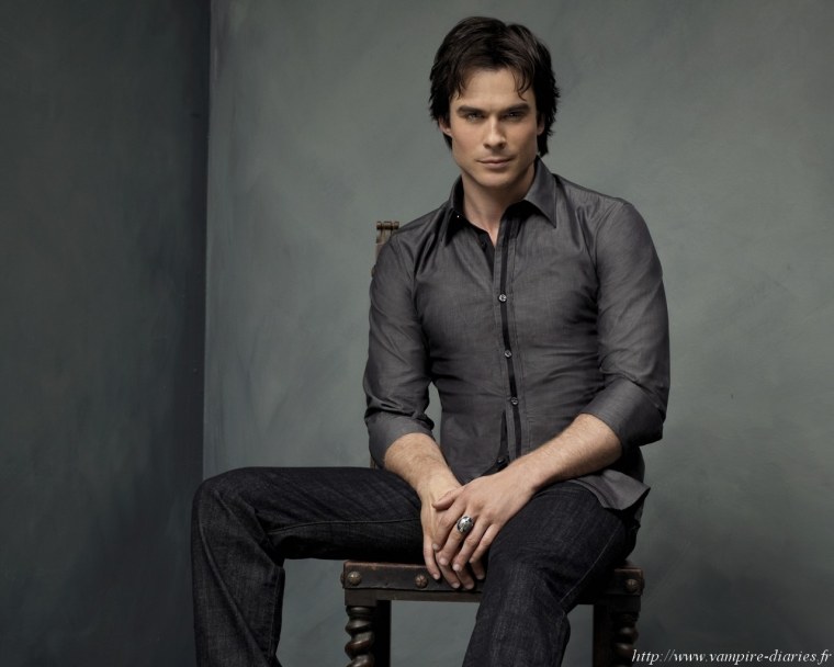 Деймон Сальваторе в Кожанке