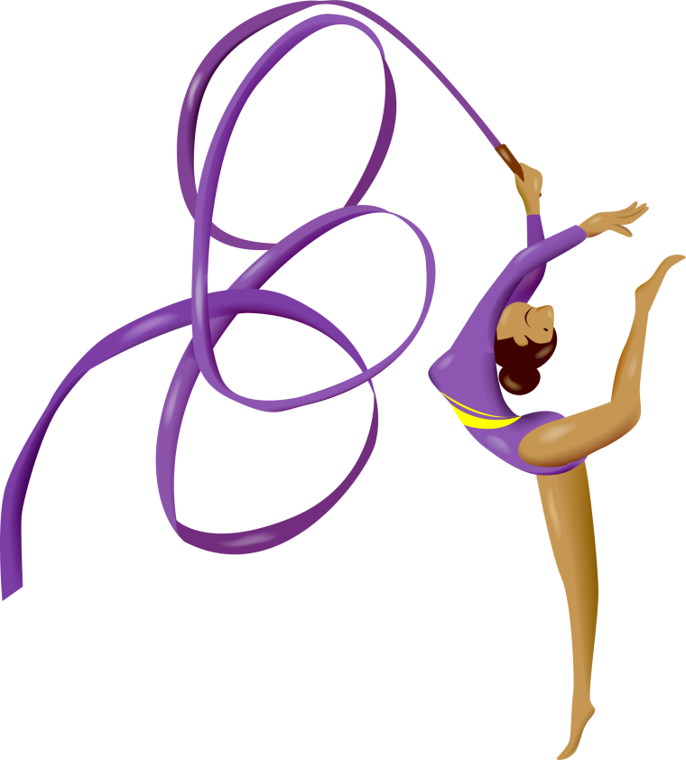 Гимнастка мультяшная