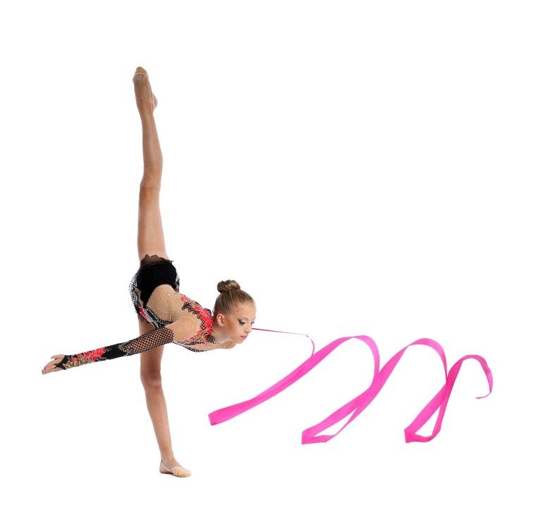Гимнастка с лентой