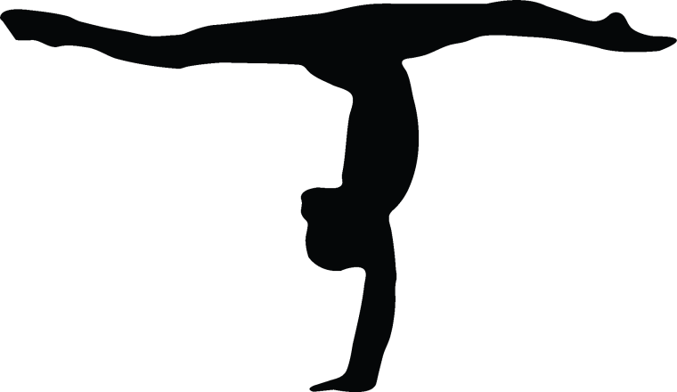 Акробат силуэт