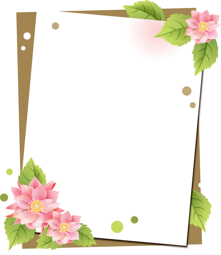 Цветочная рамка для текста