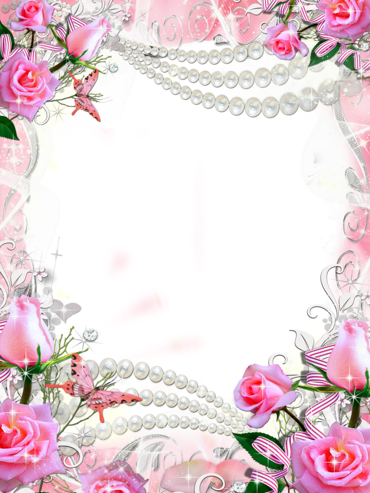 Подложка с цветами