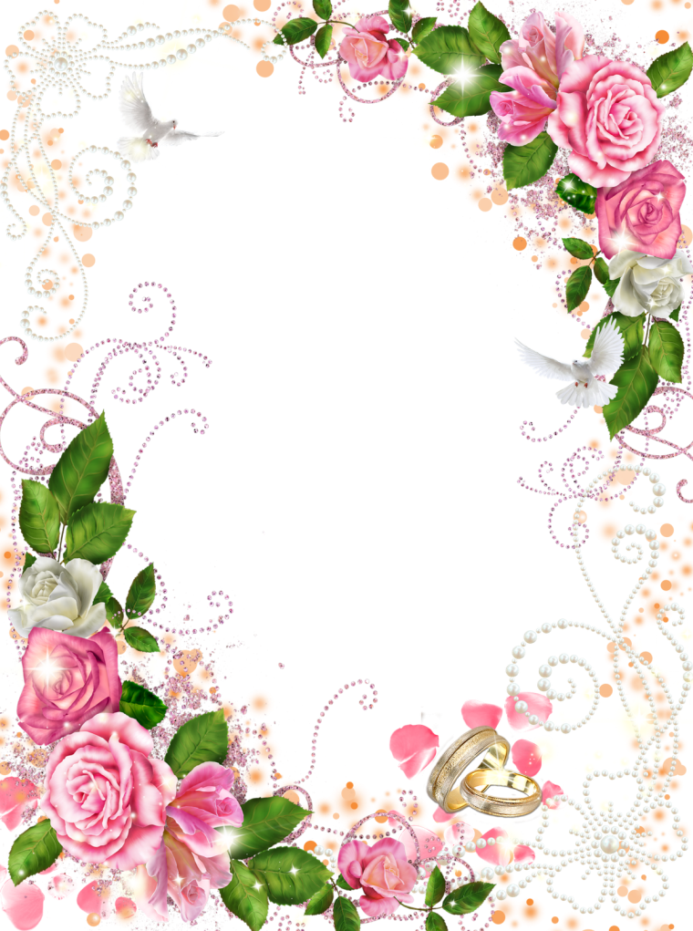 Яркая Цветочная рамка