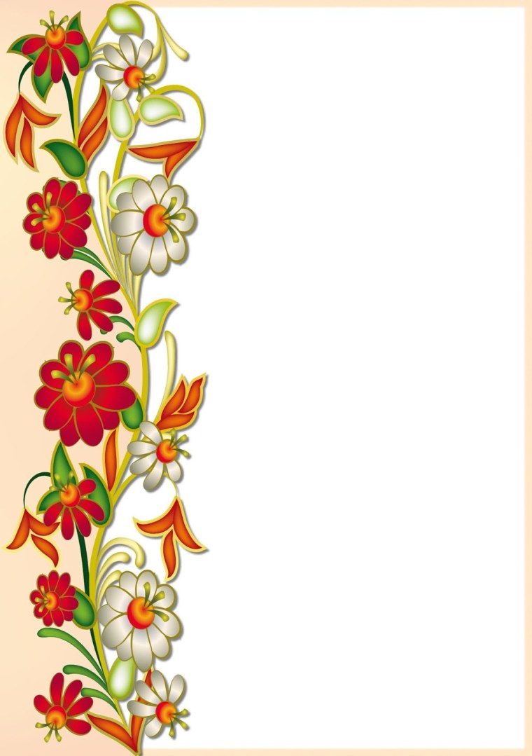 Рамка цветы