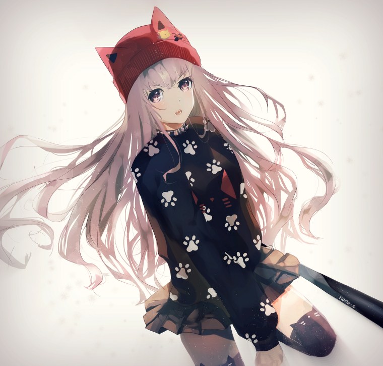 Аниме шапка с ушками