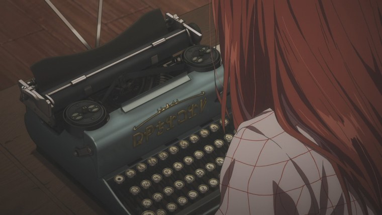 Вайолет Эвергарден печатная машинка