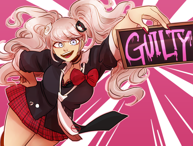 Данганронпа блондинка