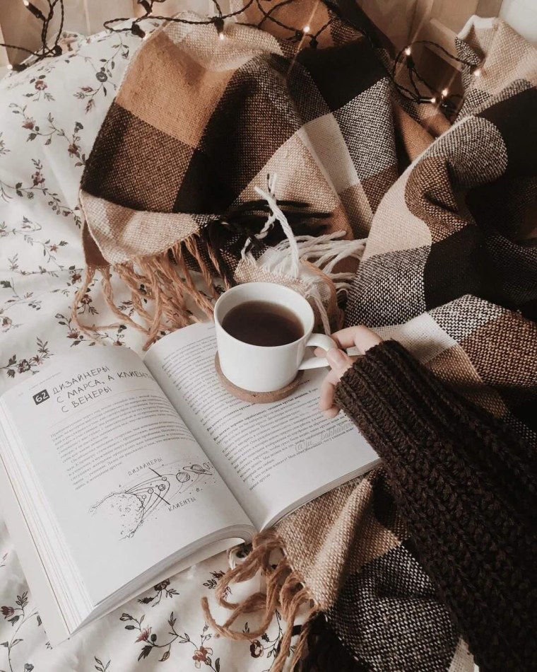 Уютный плед и чай