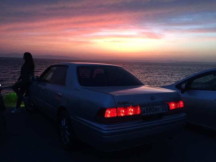 Тойота Краун закат