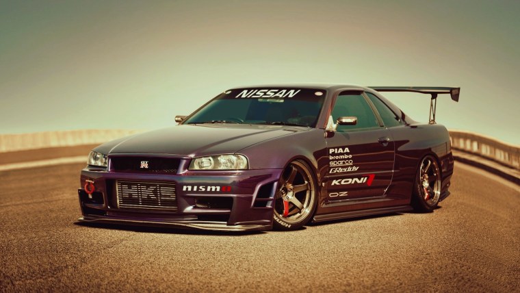 Nissan Skyline GTR r34 HD 1920х1080