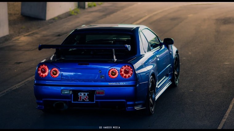 Nissan Skyline GTR r34 4к