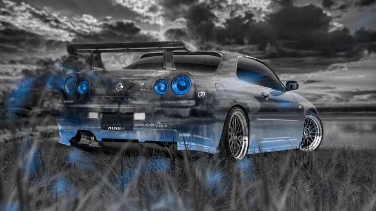 Nissan Skyline GTR r34 4k