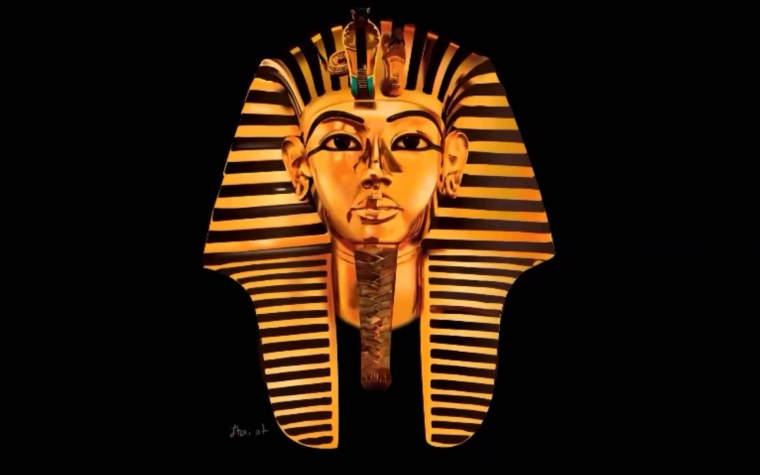 Египет фараон Тутанхамон фон