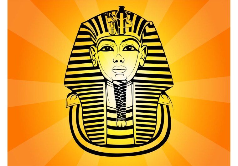 Тутанхамон вектор фараон вектор