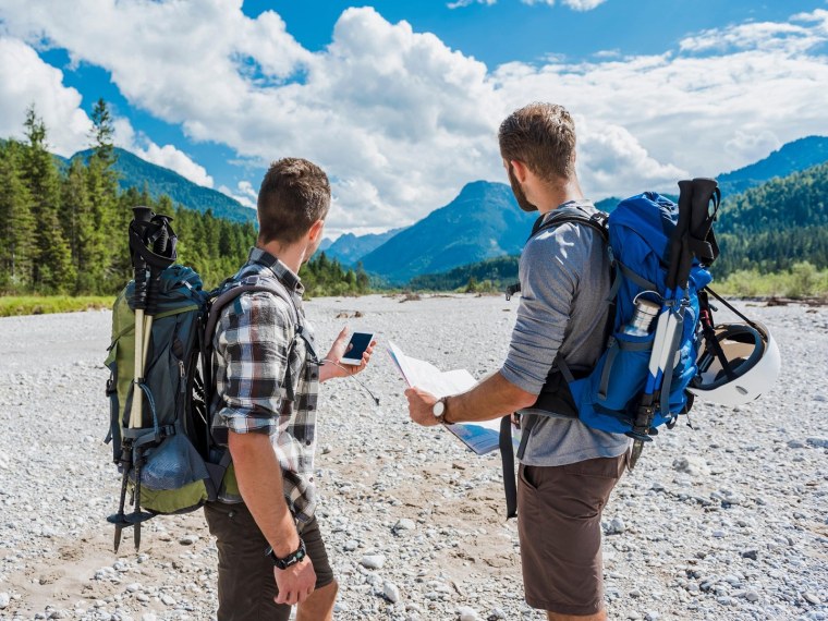 Человек с рюкзаком