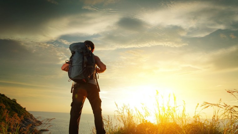 Туристы в горах