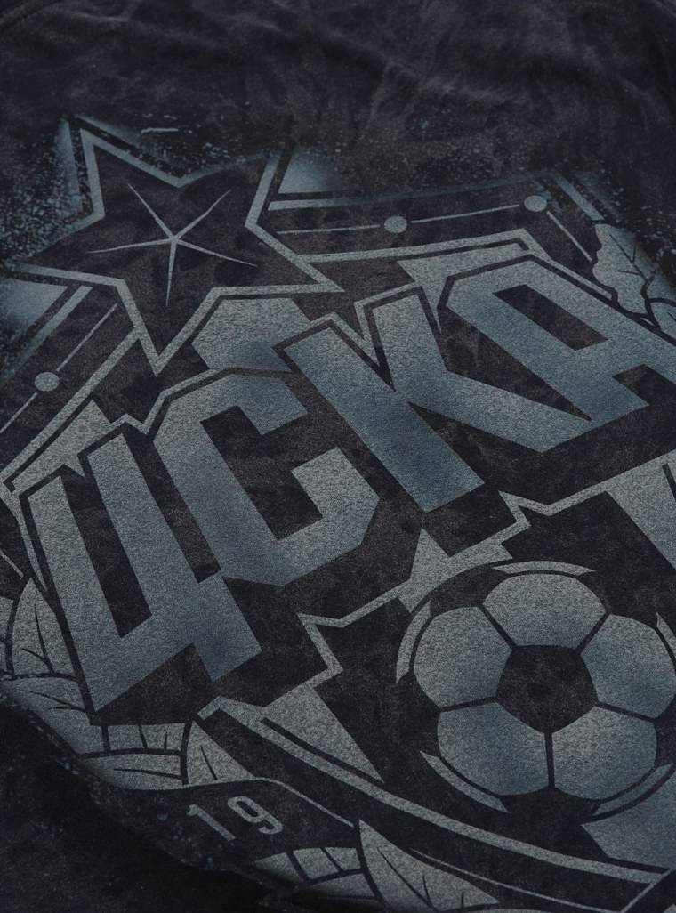 Футболка мужская эмблема ПФК ЦСКА, цвет камуфляж серый,