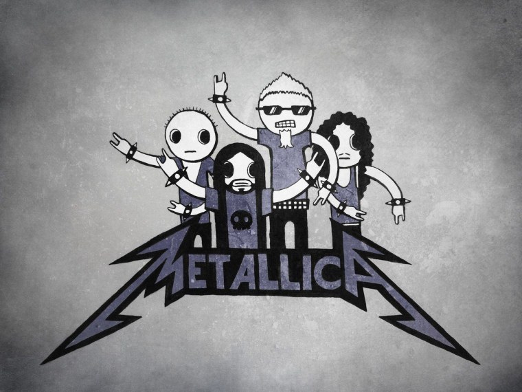 Металика группа надпись