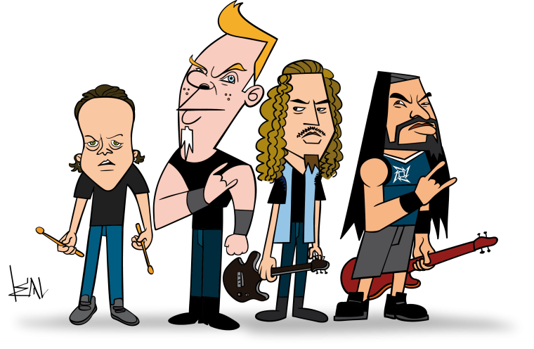 Metallica карикатура