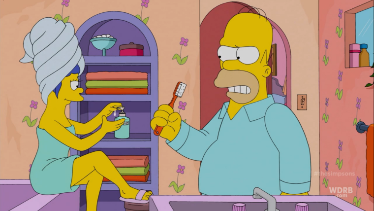 Симпсоны сцены