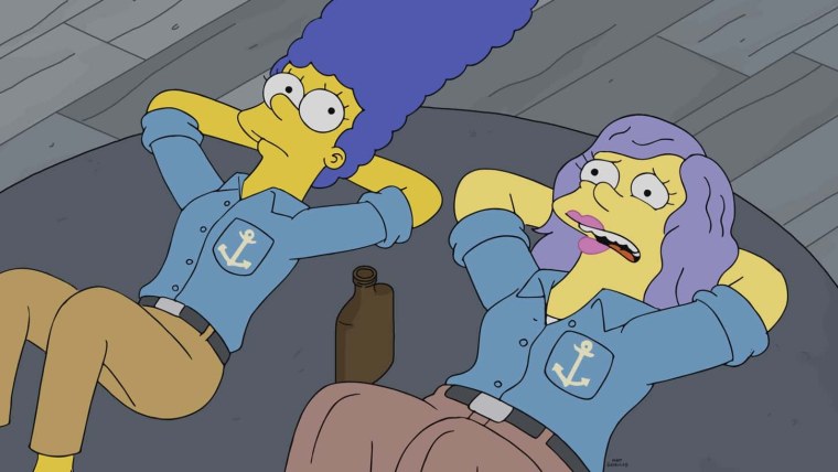 Симпсоны мардж купается