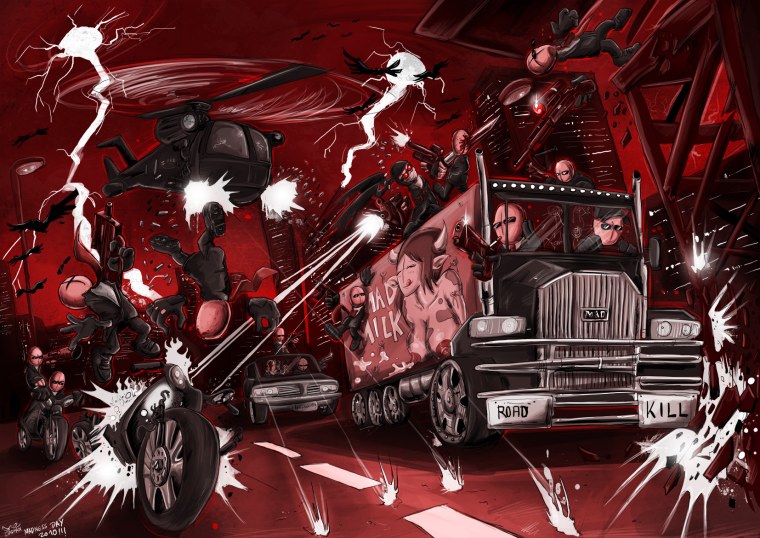 Маднесс комбат Хэнк Деймос и Сенфорд