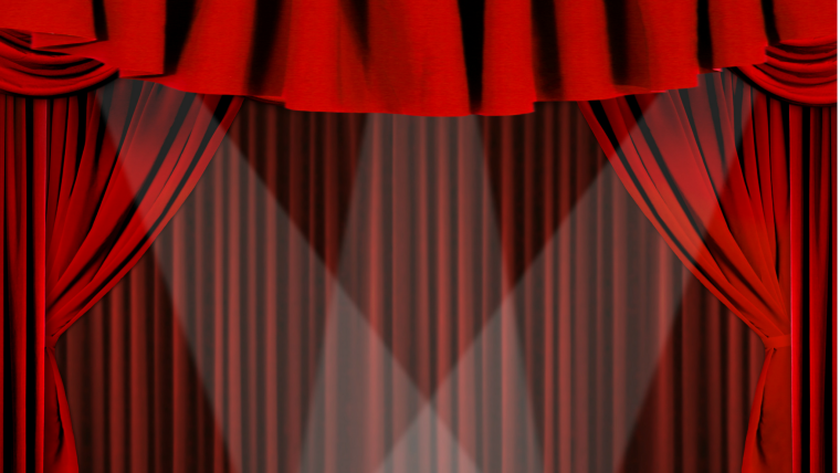 Занавес красный театральный