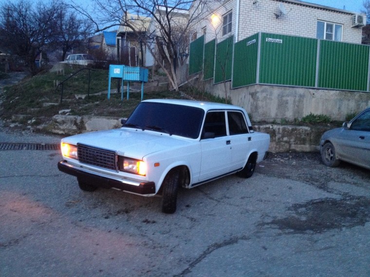 Жигули 2107 белая