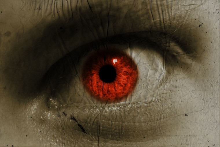 Свет фонарика в темноте