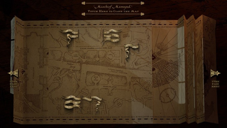 Карта мародеров Гарри Поттер