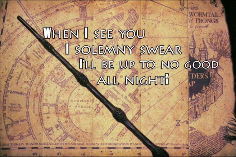 Карта мародеров Гарри Поттер фон