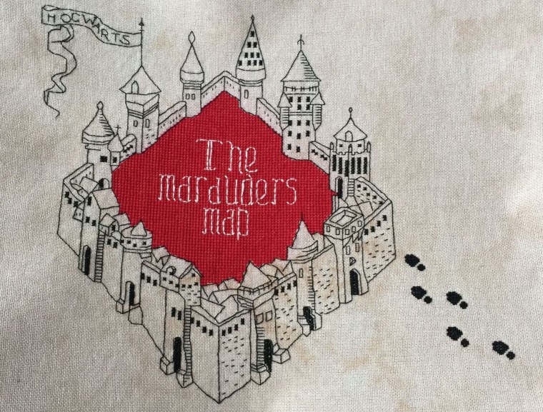 Карта мародеров Гарри Поттер