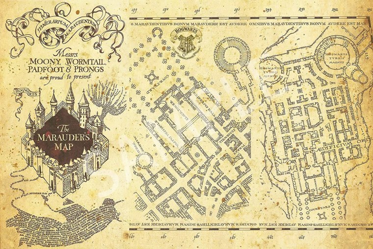 Marauders Map Гарри Поттер